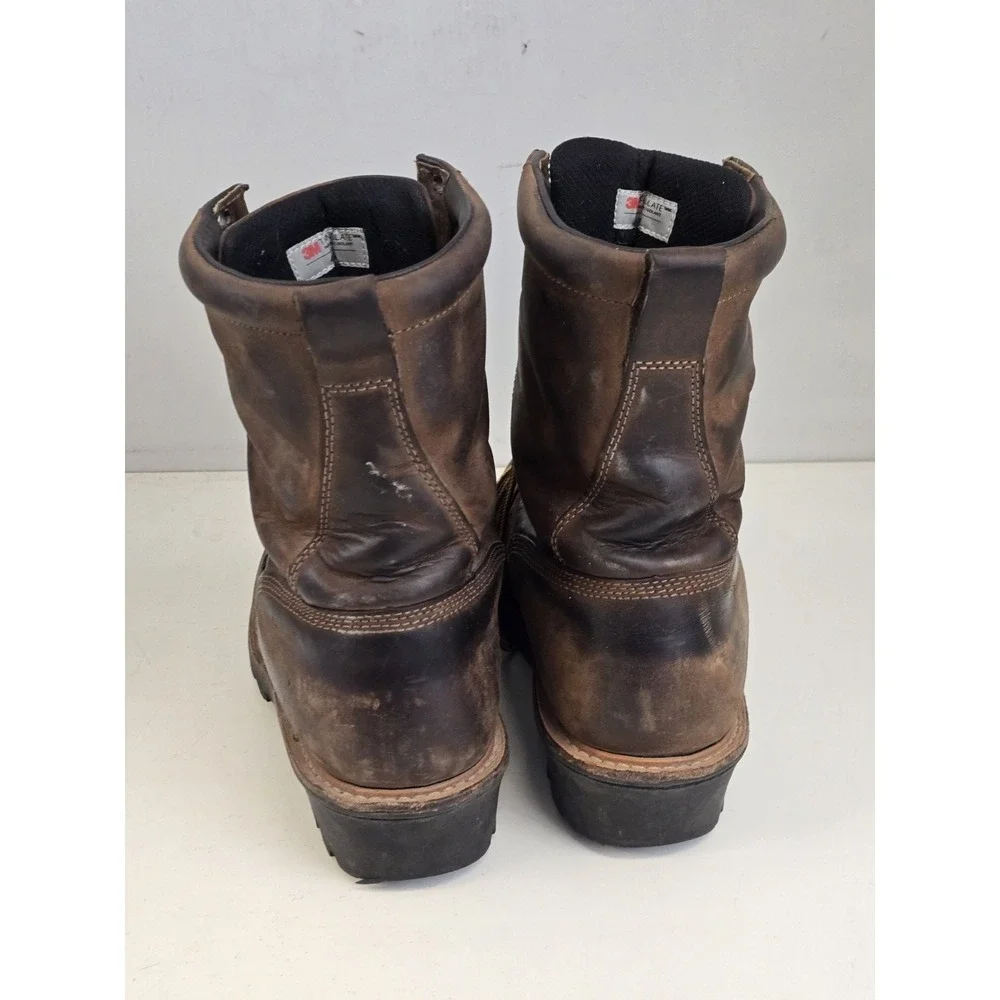 Used Red Wing‎ Shoes ASTM F2413-18 Steel Toe Work Boots Size 11 D Used